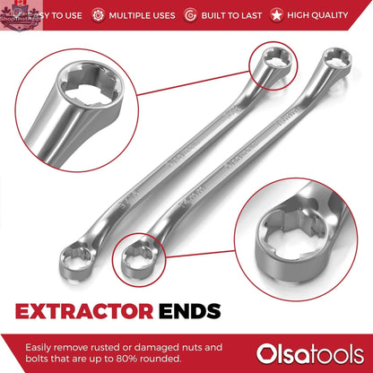 Bolt Extractor Wrench Sets with FlexPro LED Flashlight - Shopthatapp.ca
