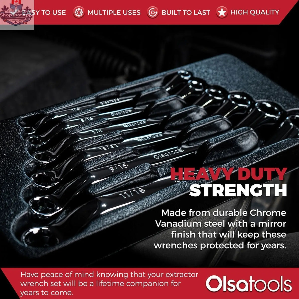 Bolt Extractor Wrench Sets with FlexPro LED Flashlight - Shopthatapp.ca