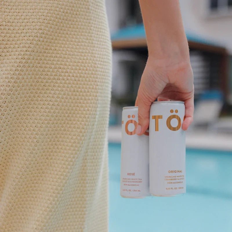 TӦST Rosé Singles Can - Refreshing Non-Alcoholic Beverage
