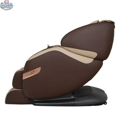 Osaki Canada OS Champ massage chair with padded armrests and built-in rollers for full-body relaxation.