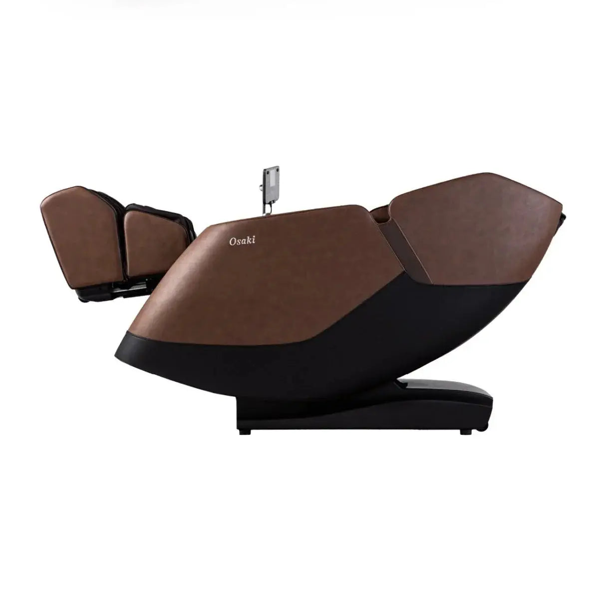 Osaki Ziva massage chair in brown with plush upholstery, designed for ultimate relaxation and comfort.