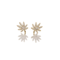 18K GOLD CANNABIS LEAF EARRING