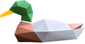 DIY Duck 3D LUX Paper model Origami Kit, 3D Papercraft activity - Www.Shopthatapp.ca