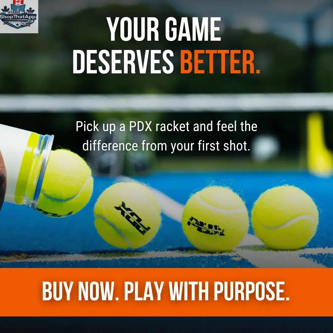 PDX Aurora Beginner Padel Racket | Complimentary Racket Carrier Bag | 30% Carbon 70% Fibreglass | 355g Round | Control - Shopthatapp.ca
