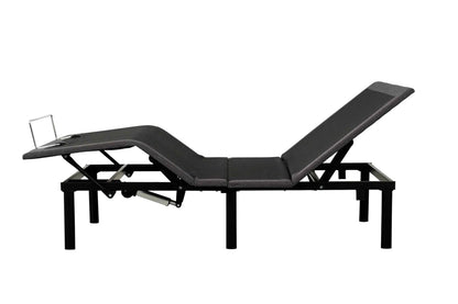 Adjustable ElevateRest 1.0 lifestyle base by SLOTH Nation, shown in a bedroom setting, available in three sizes for customizable comfort.