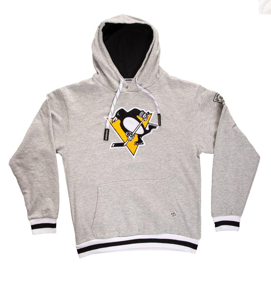 Pittsburgh Penguins "Muskoka Style" Premium Chenille Woven Logo Hoodie - Shopthatapp.ca
