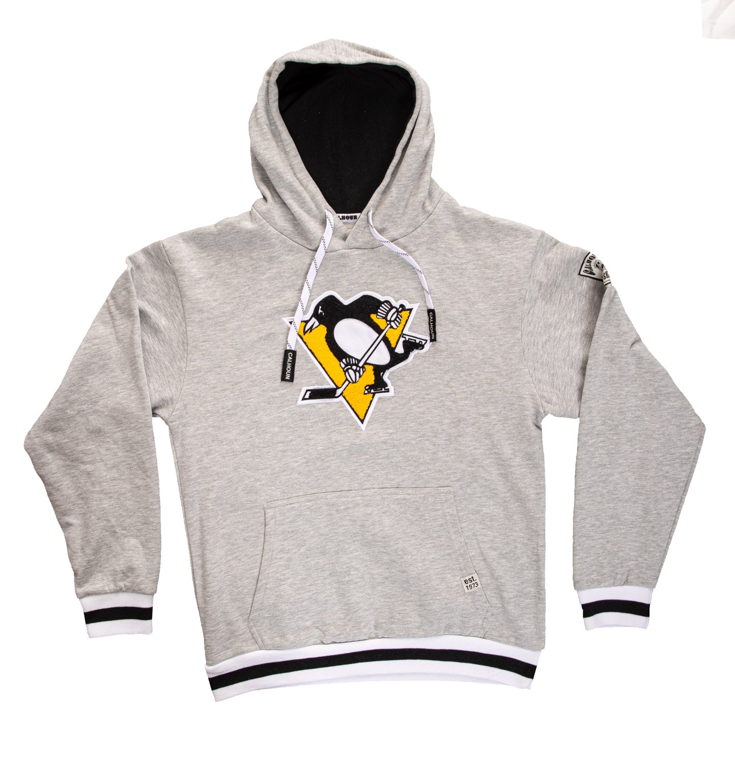 Pittsburgh Penguins "Muskoka Style" Premium Chenille Woven Logo Hoodie - Shopthatapp.ca