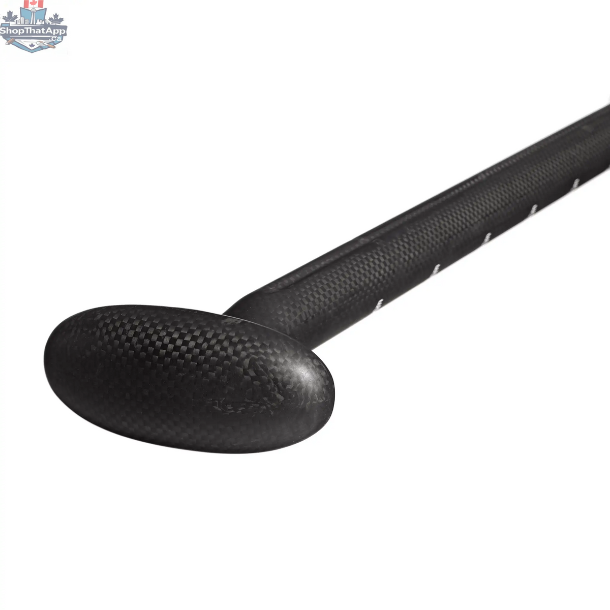 Taiga Board Performance Paddle Carbon Black Nano Zip Air Edition, adjustable 5-piece kayak paddle on white background.