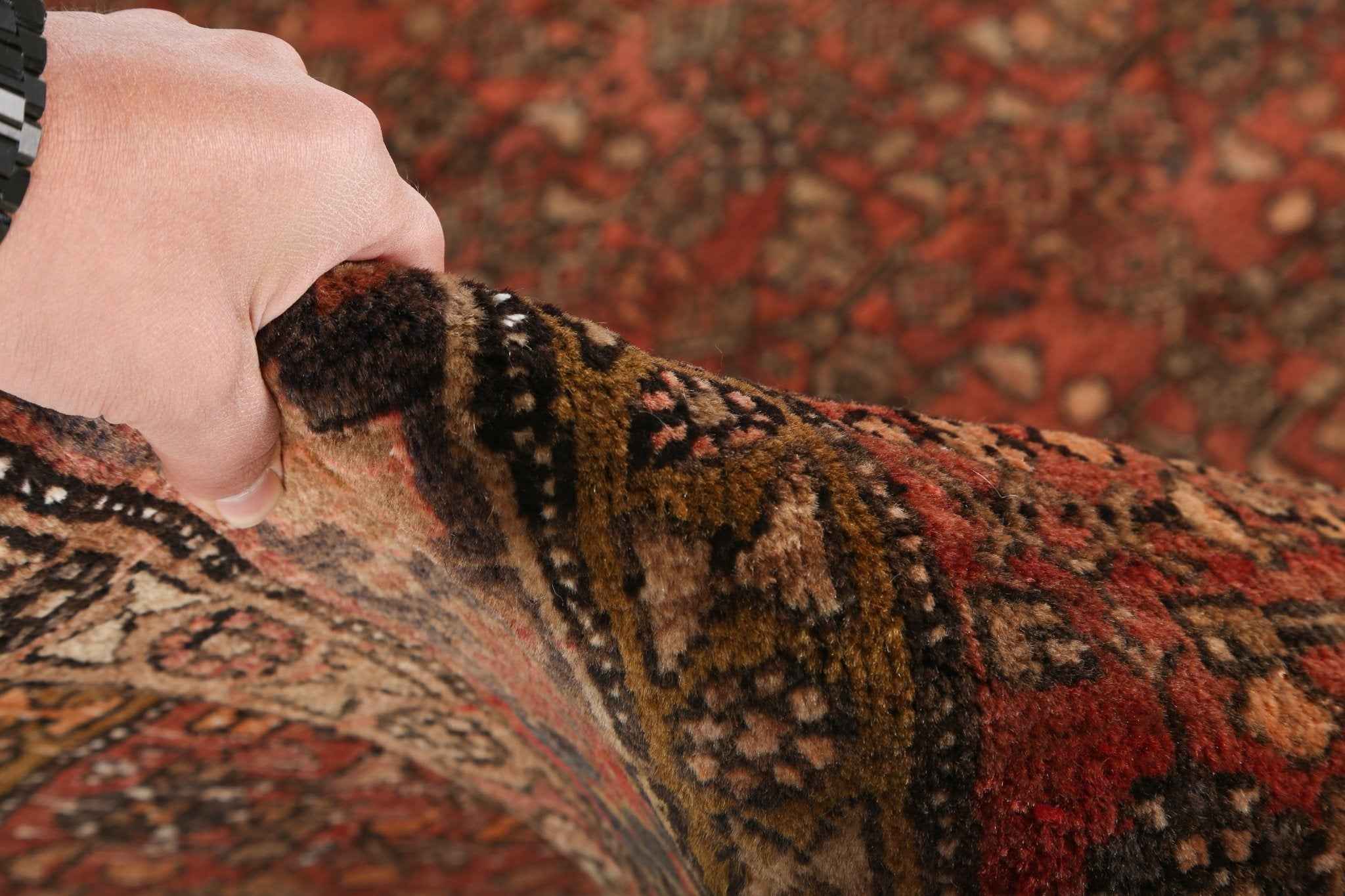 Persian Bidjar Rug | 4' 2" x 5' 9"