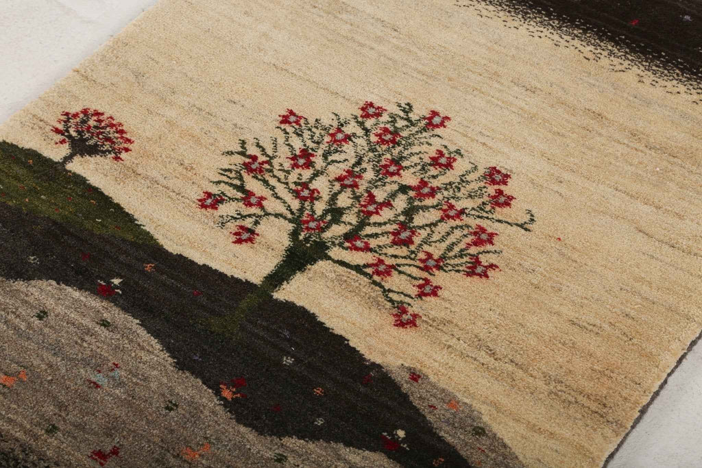Persian Gabbeh Rug | 2' 9" x 4' 3"