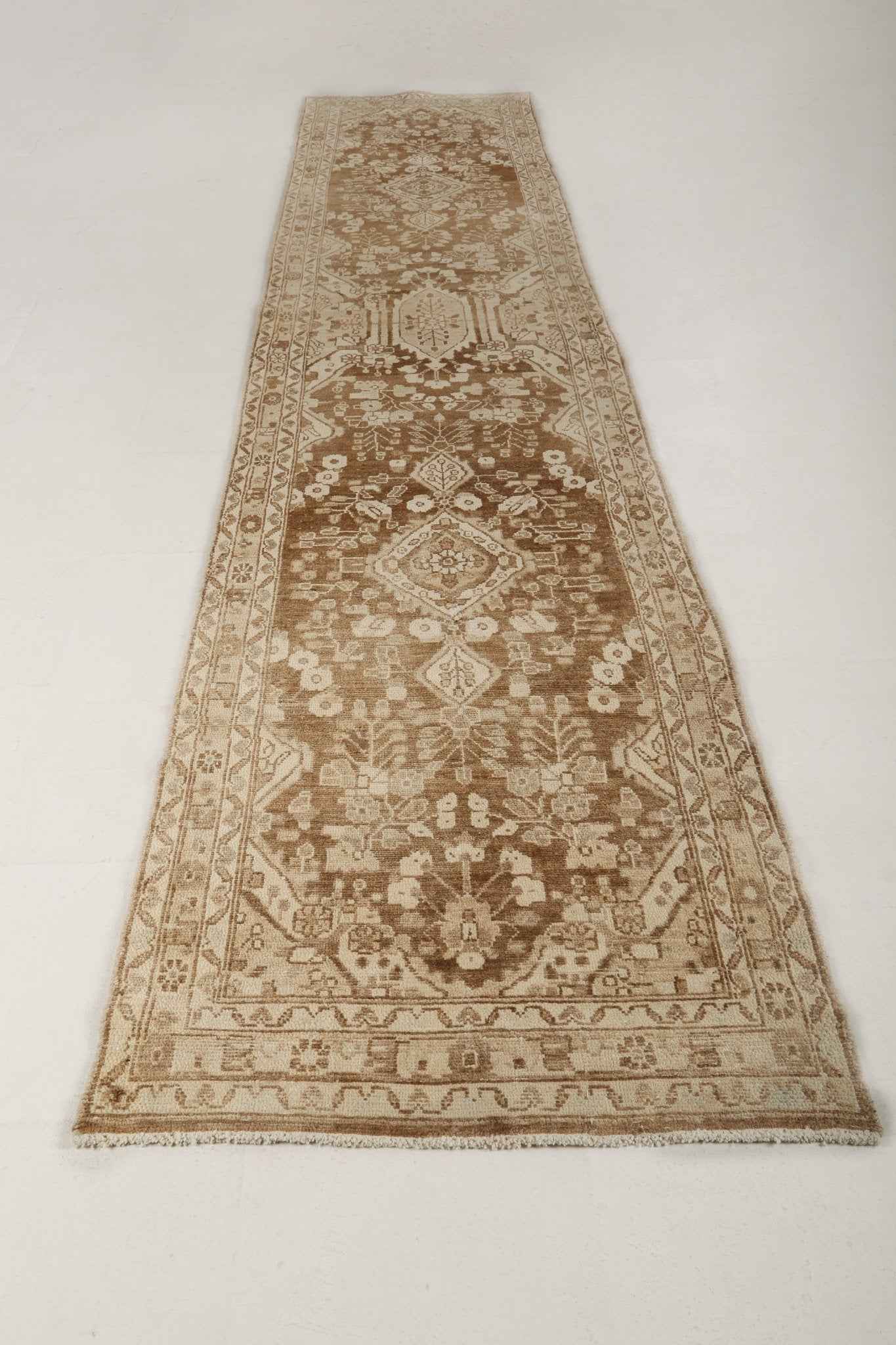 Persian Hamadan Runner Rug | 3' 3" x 15' 7"
