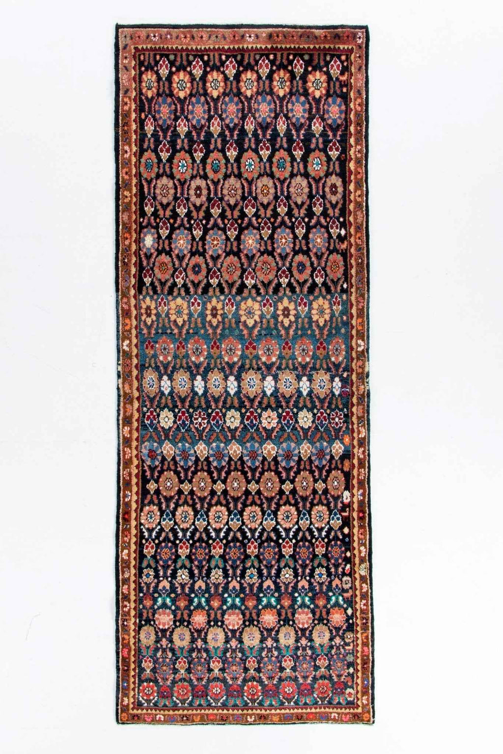 Persian Hamadan Runner Rug | 3' 9" x 9' 2"