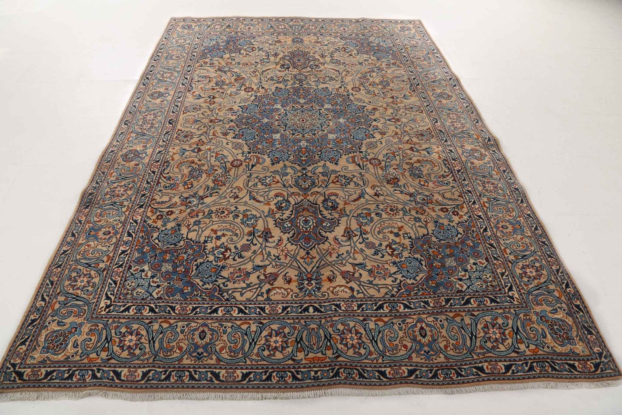 Persian Kashmar Rug | 6' 7" x 9' 4"