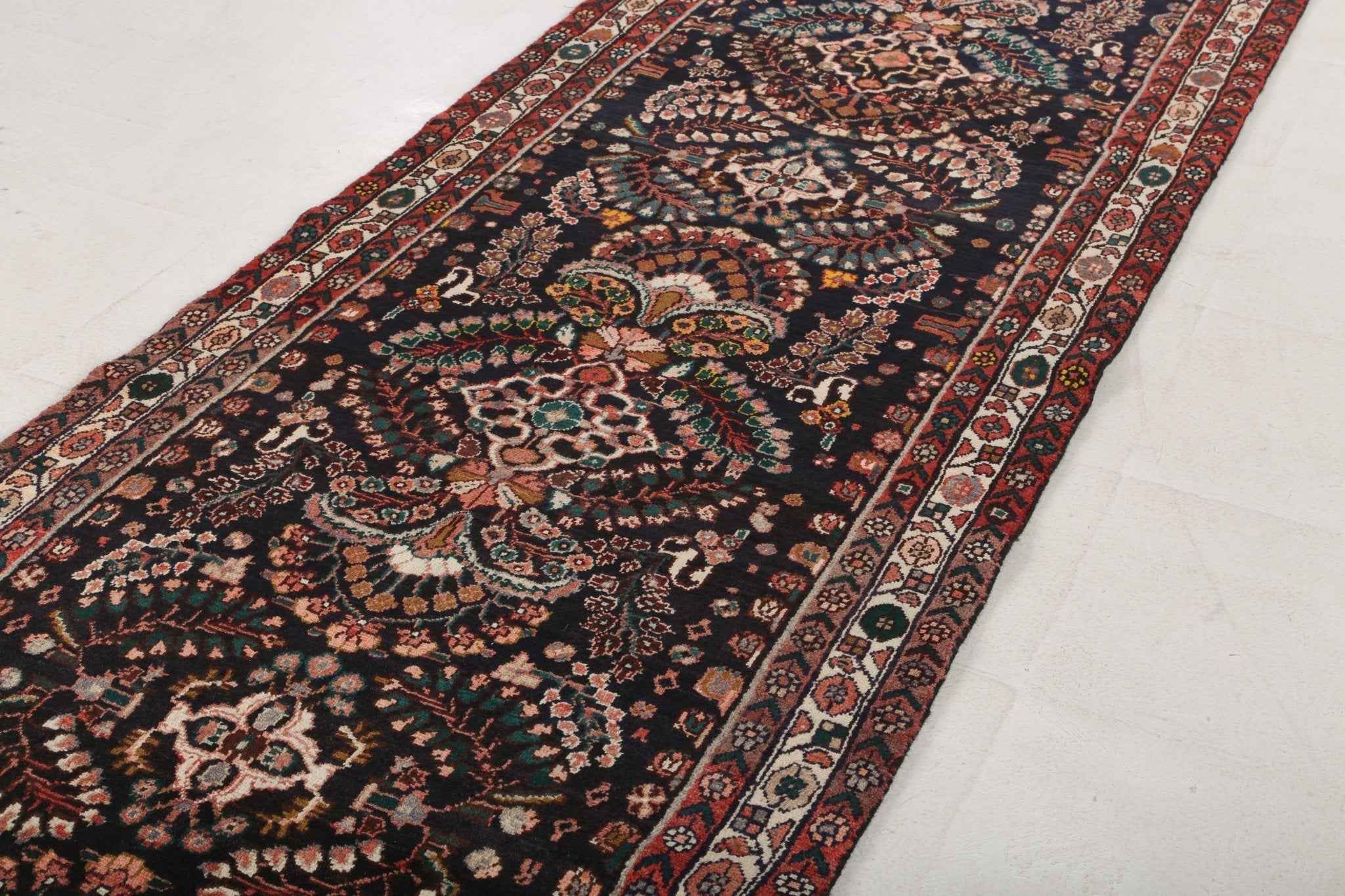 Persian Lilihan Runner Rug | 3' 5" x 11' 4"