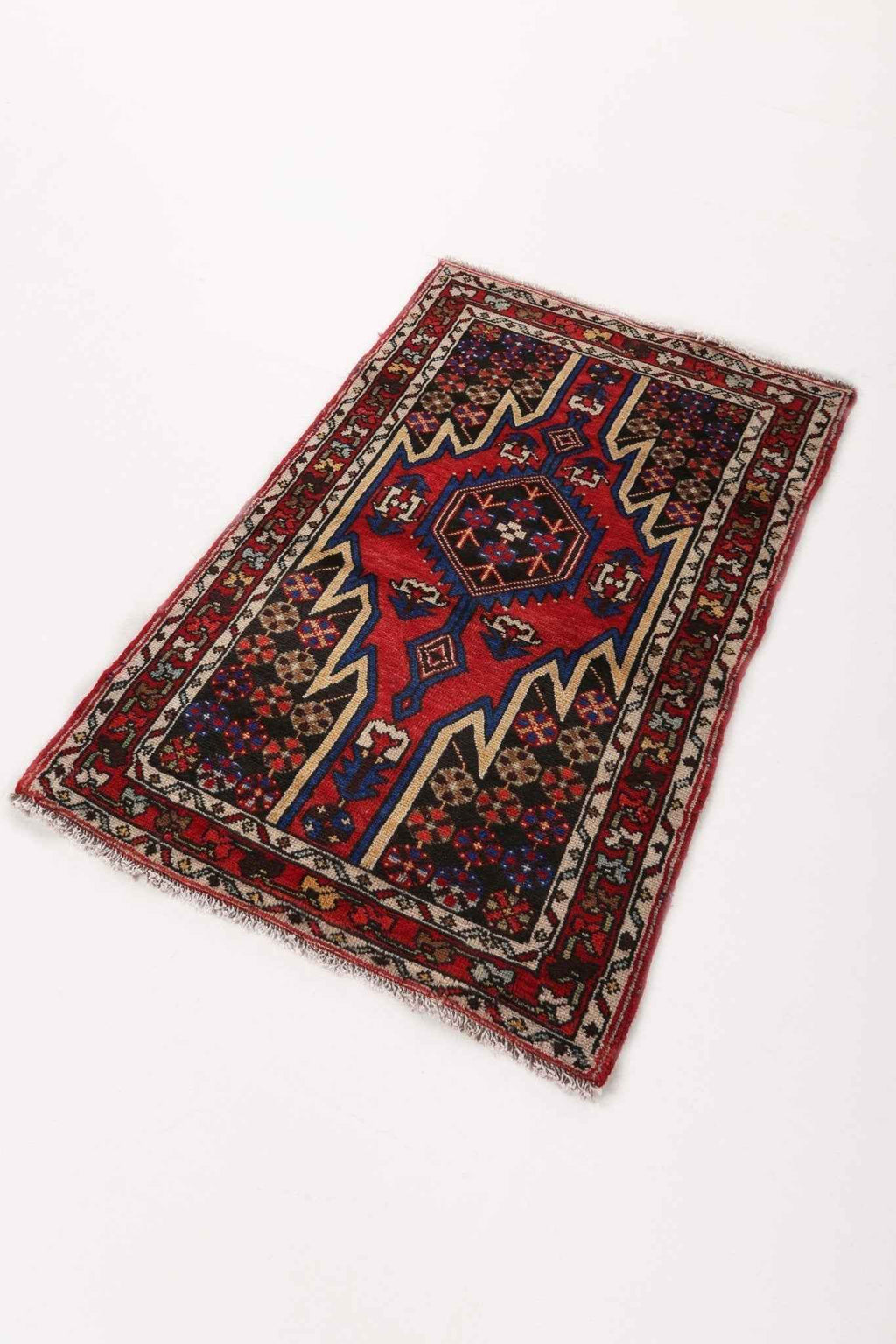 Persian Mazlaghan Rug | 2' 7" x 4' 2"