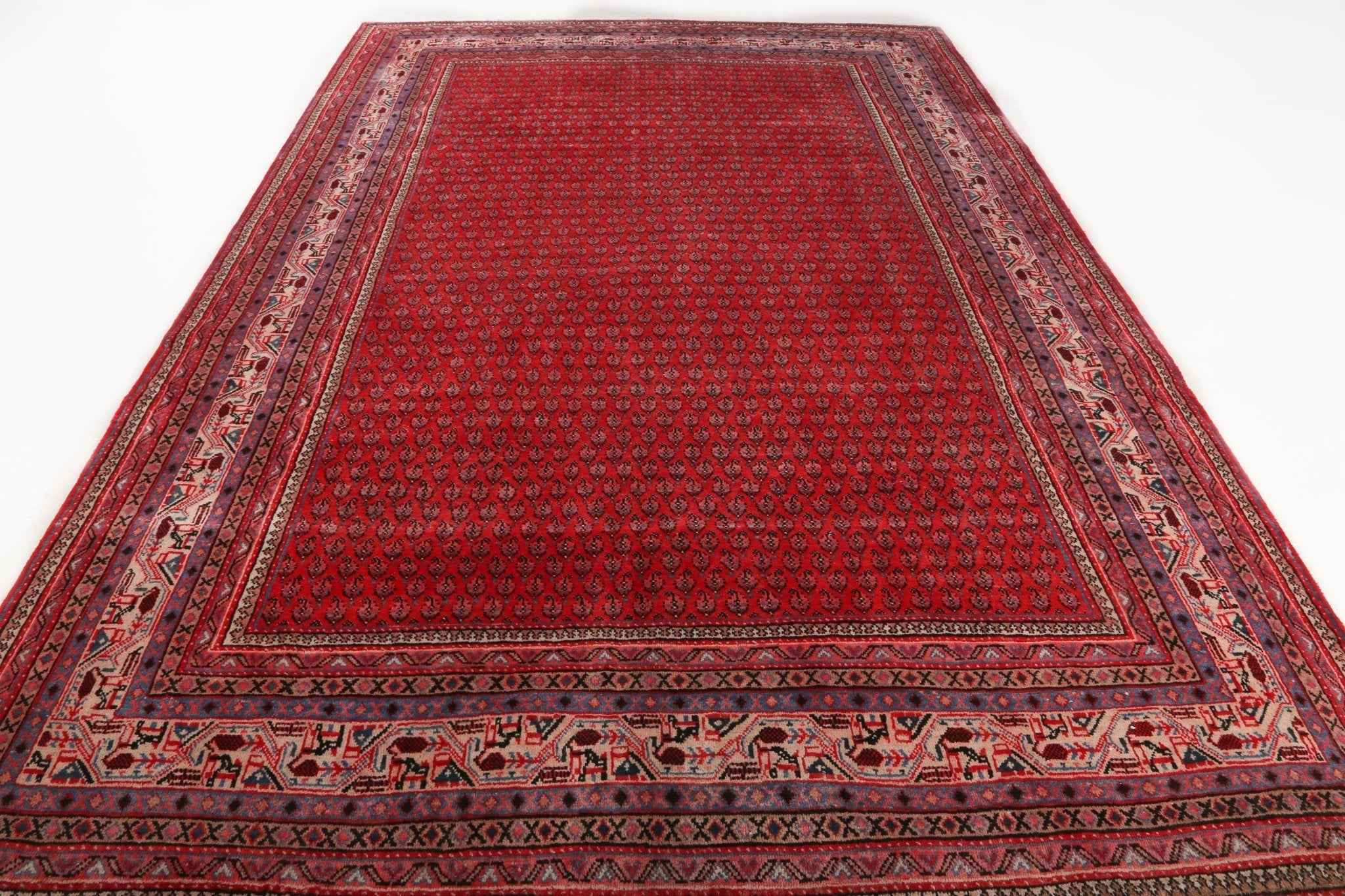 Persian Mir Boteh Rug | 7' 6" x 11' 4"