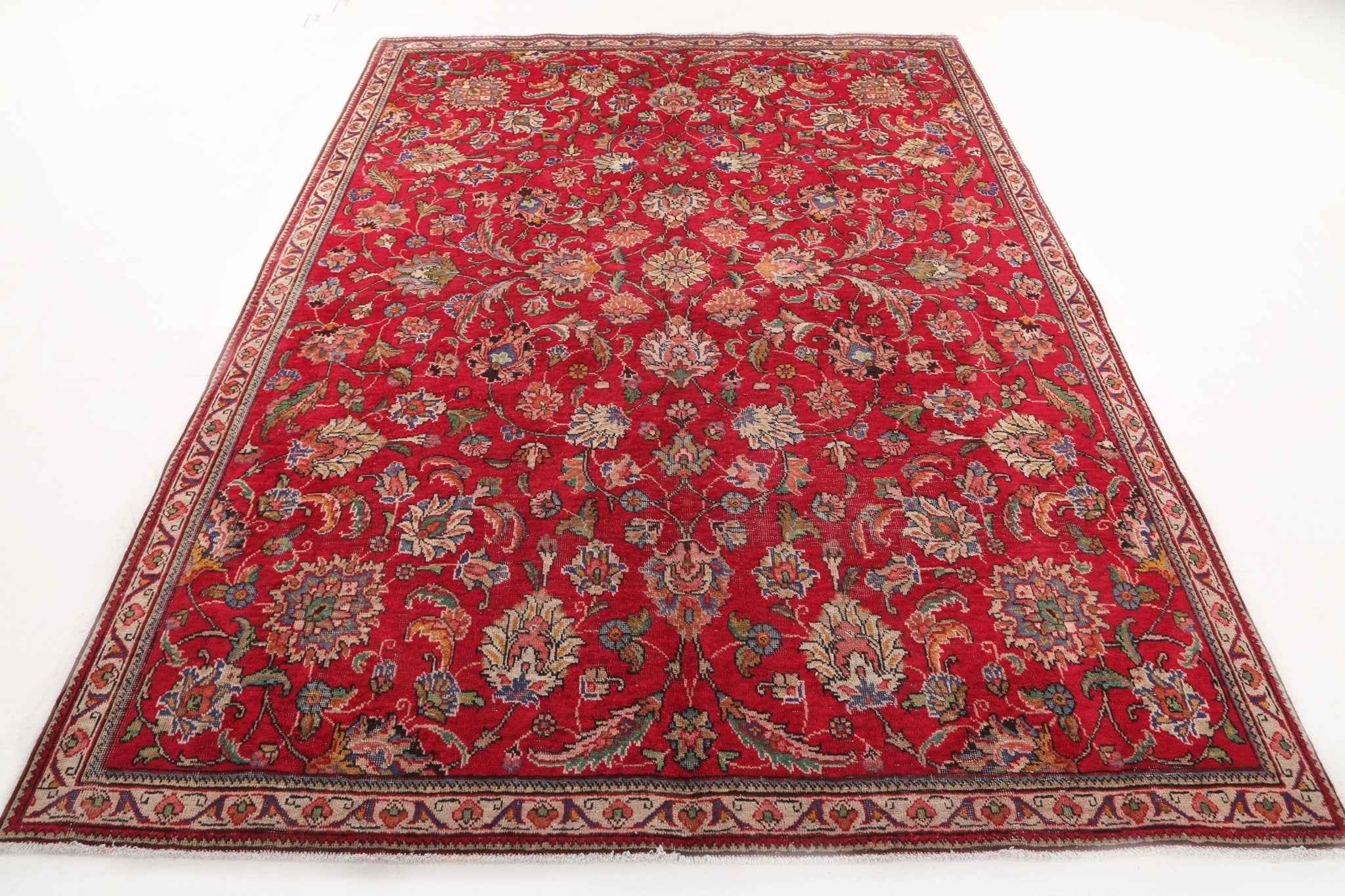 Persian Tabriz Rug | 6' 1" x 8'