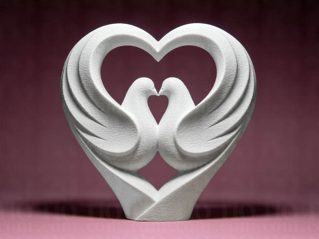 Doves to Heart Love Series - Celebrate Your Love with Exquisite Art