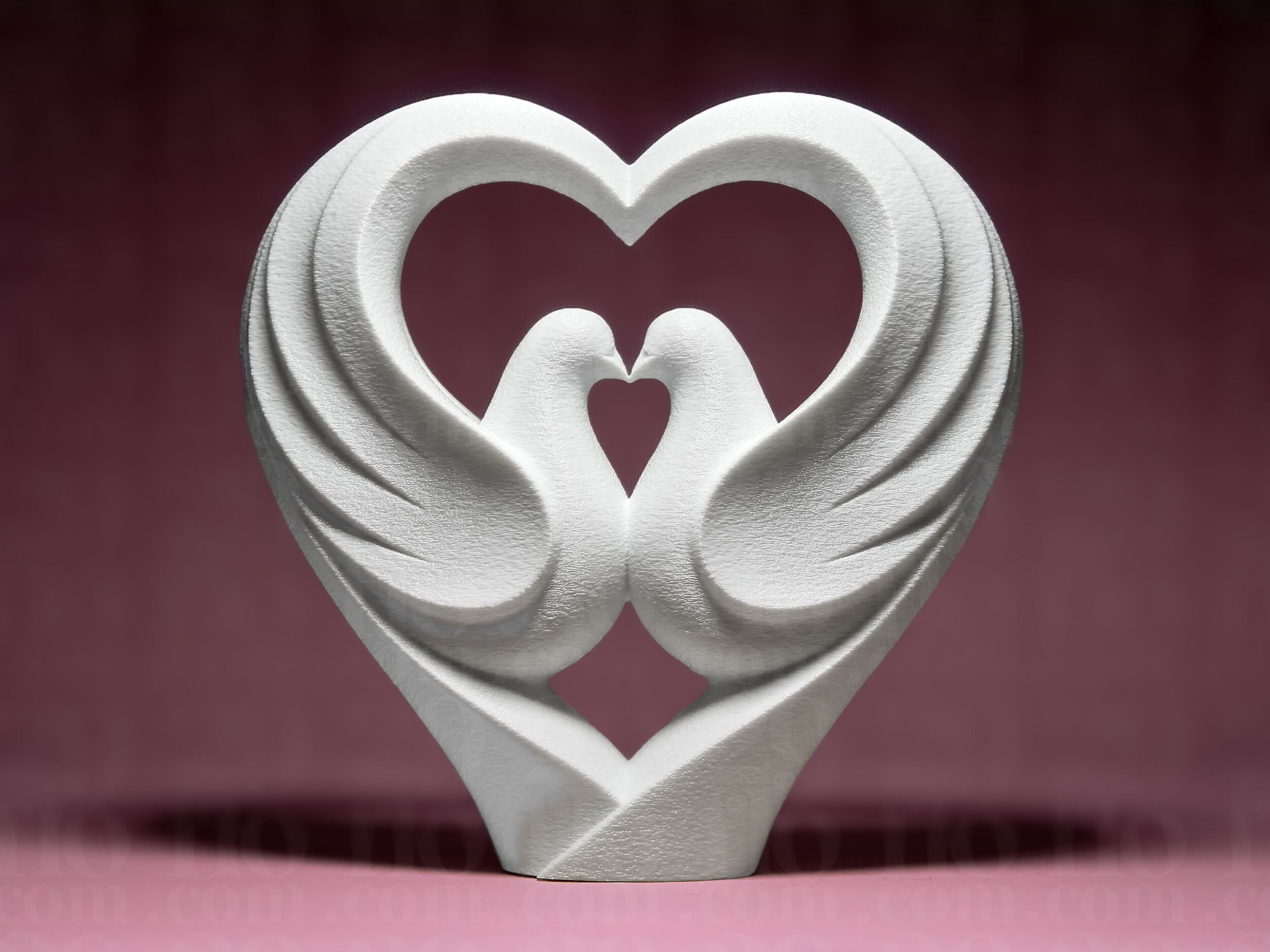 Doves to Heart Love Series - Celebrate Your Love with Exquisite Art