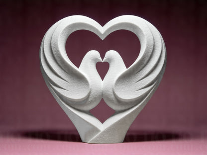 Doves to Heart Love Series - Celebrate Your Love with Exquisite Art - Shopthatapp.ca