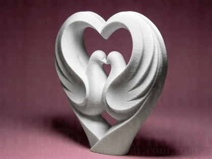 Doves to Heart Love Series - Celebrate Your Love with Exquisite Art - Shopthatapp.ca