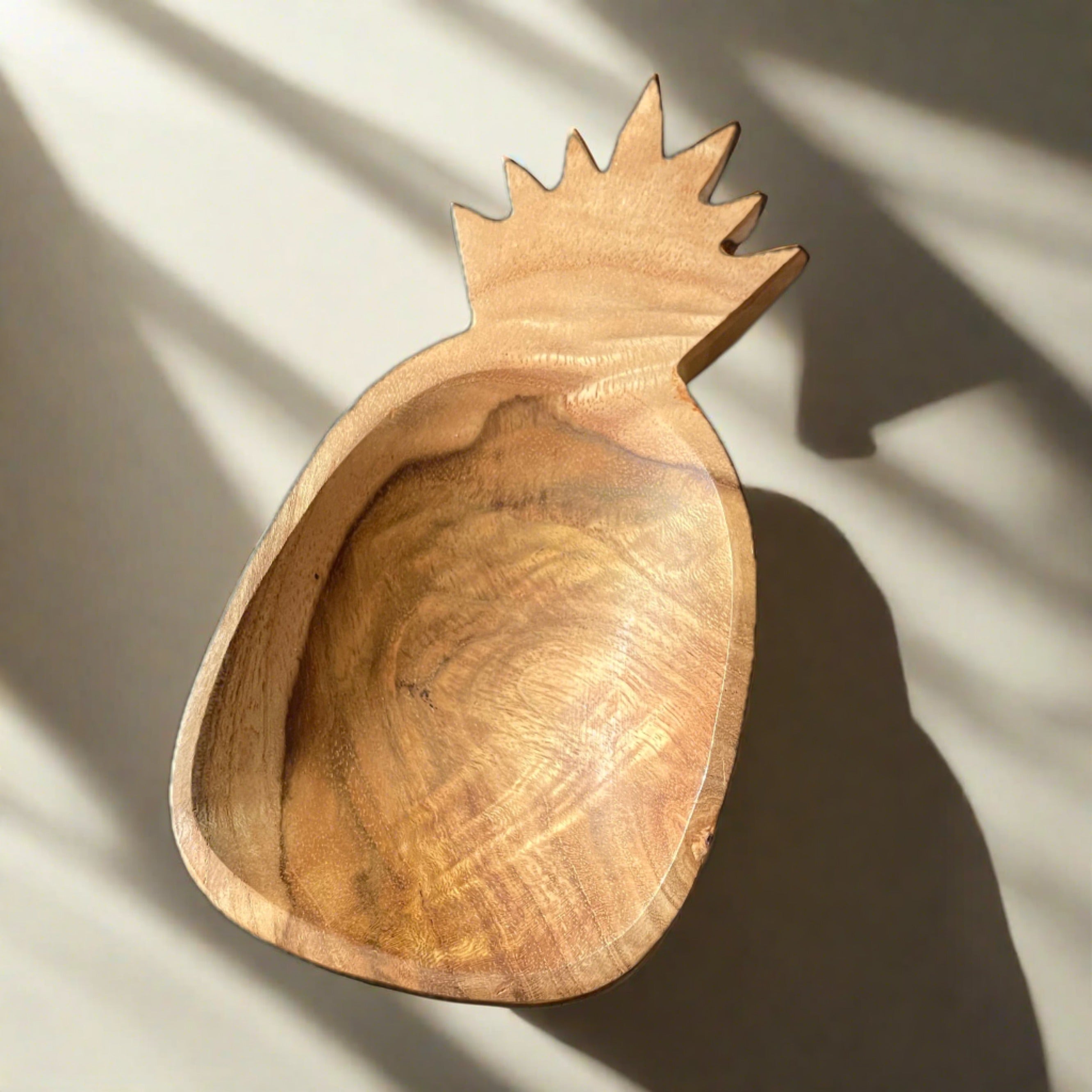 Small Wooden Pineapple Bowl - Shopthatapp.ca