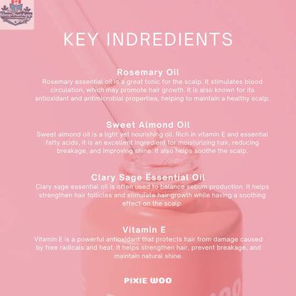 Pre-Wash Scalp Oil with Rosemary for Fortified Hair - Shopthatapp.ca