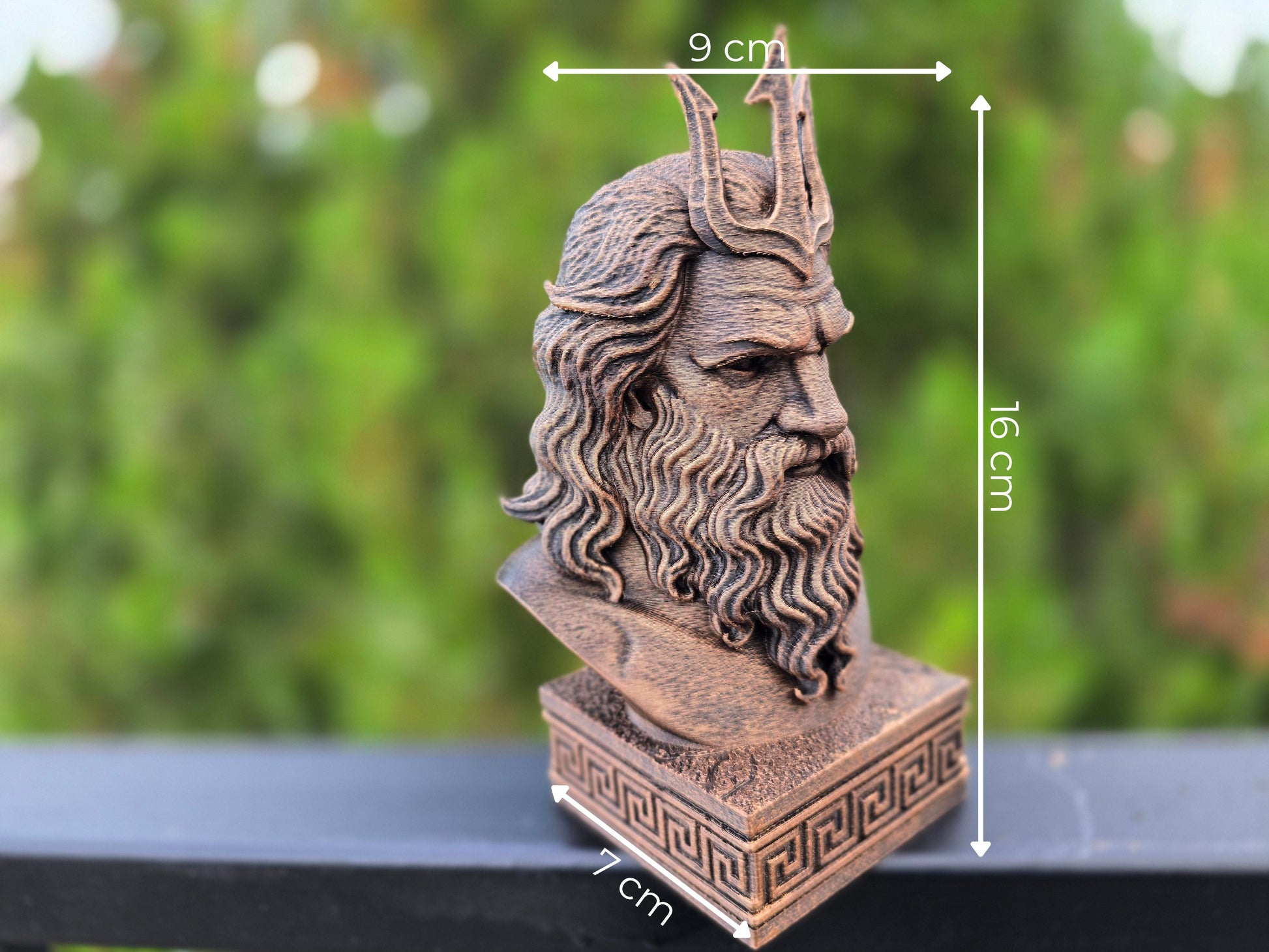 Poseidon Bust Sculpture – Greek Mythology Series - Shopthatapp.ca