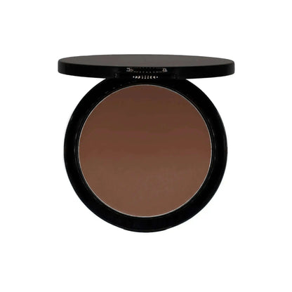 FencyGrace vegan compact powder in Fig 145, high-end makeup product for a natural, matte finish on the skin.