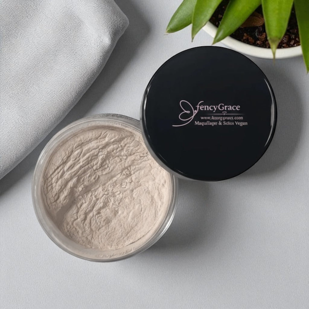 Poudre de finition vegan matifiante longue tenue et lissante - FencyGrace Canada - Shopthatapp.ca