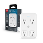 Prise intelligente Globe  4 sorties, blanc (50228) - Shopthatapp.ca
