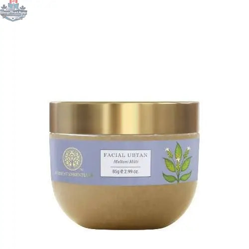 Forest Essentials Ubtan Multani Mitti for radiant skin, natural beauty and personal care product with earthy clay texture.