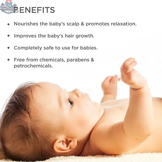 Forest Essentials Baby Head Massage Oil Dasapushpadi with natural herbal ingredients for gentle scalp and hair care.