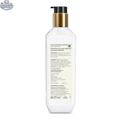 Forest Essentials Dasapushpadi Baby Lotion for daily moisture, featuring gentle, natural ingredients for babies' soft skin.