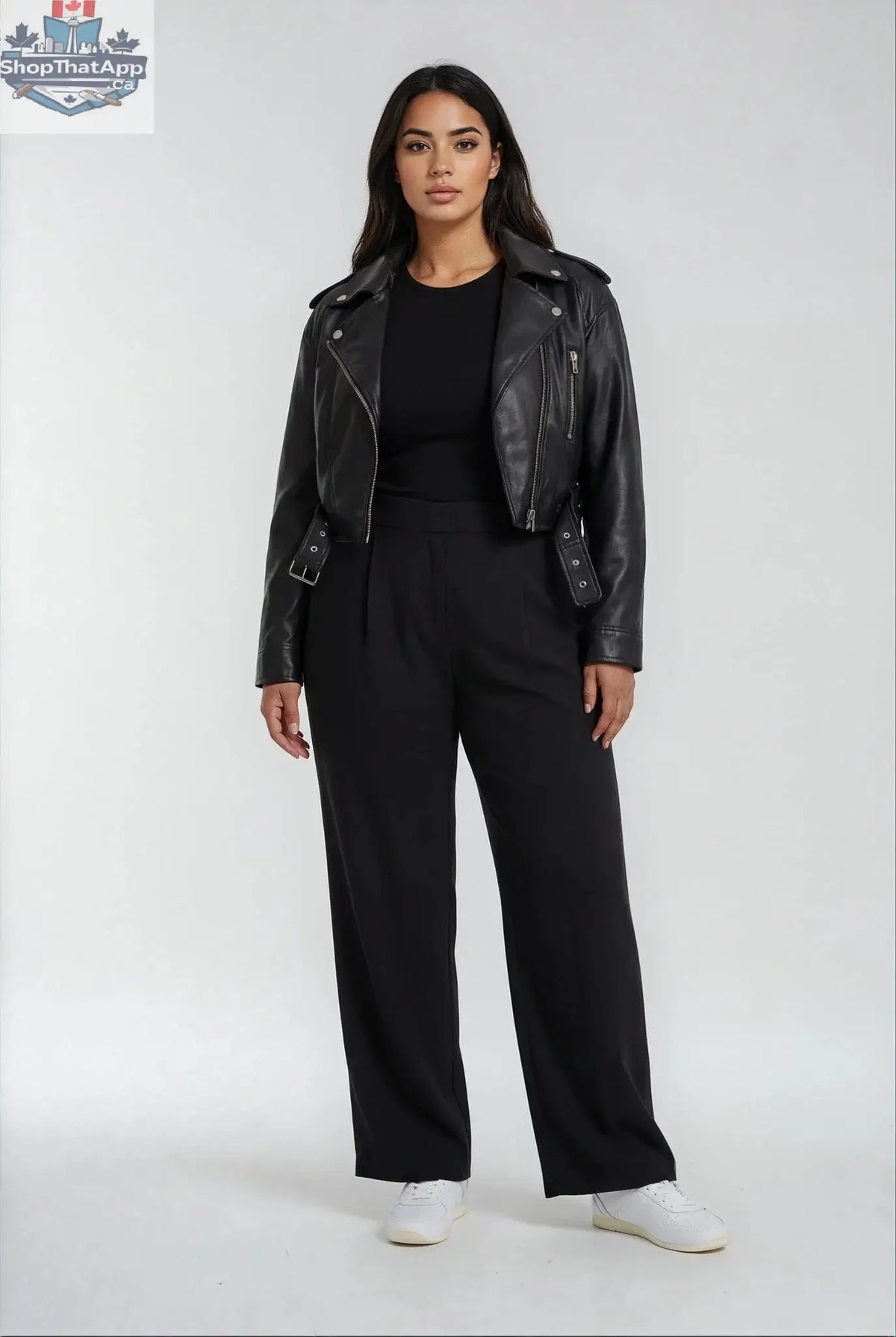 Luxeflow Wide Leg Sweatpants Black - Elevated Trouser Pants - Shopthatapp.ca