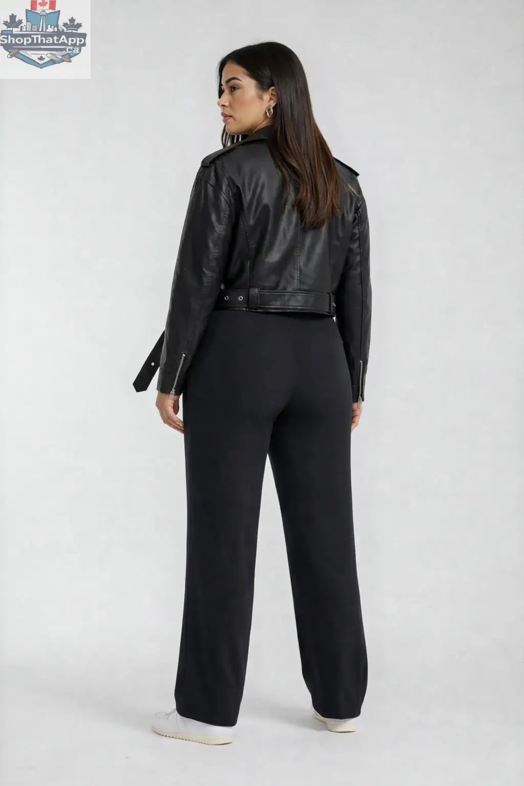 Luxeflow Wide Leg Sweatpants Black - Elevated Trouser Pants - Shopthatapp.ca