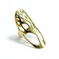 Oval Tree Ring Gold Stainless Steel - Elegant Nature-Inspired Jewelry - Shopthatapp.ca