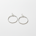 Silver Plated Hoop Earrings - Stylish Silver Plate Jewelry - Shopthatapp.ca