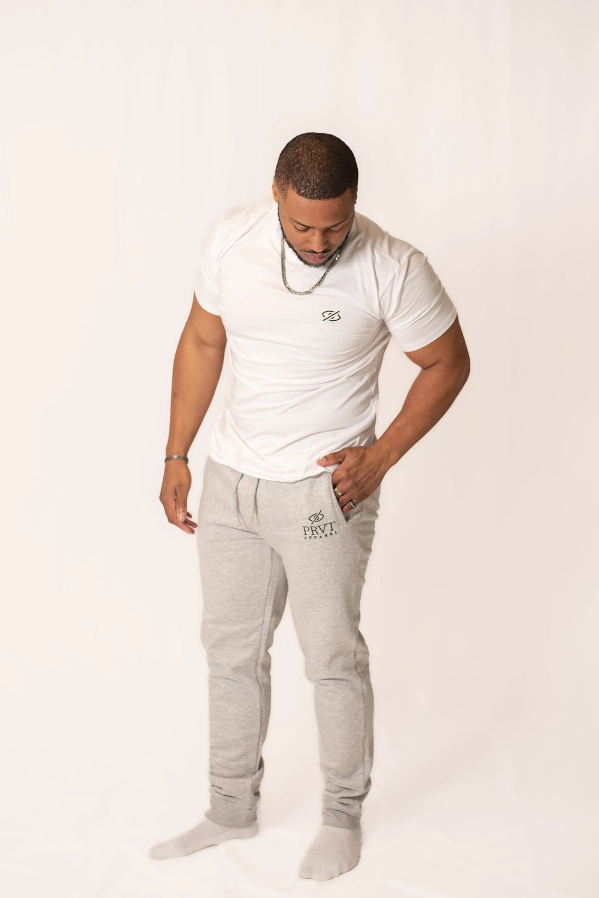 Men's classic T-shirt from PRVT Apparel Inc., featuring a comfortable fit and timeless style in a versatile design.