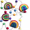 Felt Rainbow Garland - Colorful String of Felt Rainbows for Home Decor - Shopthatapp.ca