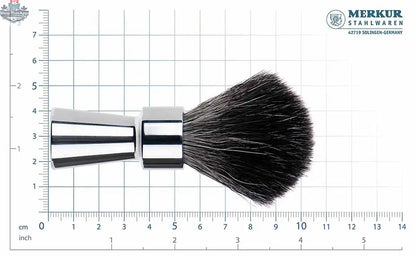 MERKUR Shaving Brush 1100 with Vegan Synthetic Hair in Bright Chrome - Shopthatapp.ca