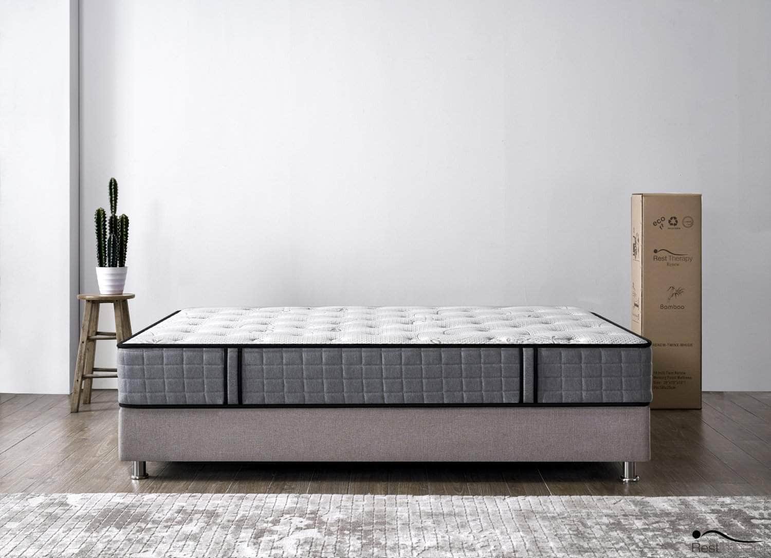 10" Rejuvenate Bamboo  Hybrid Pocket Coil Mattress - Shopthatapp.ca