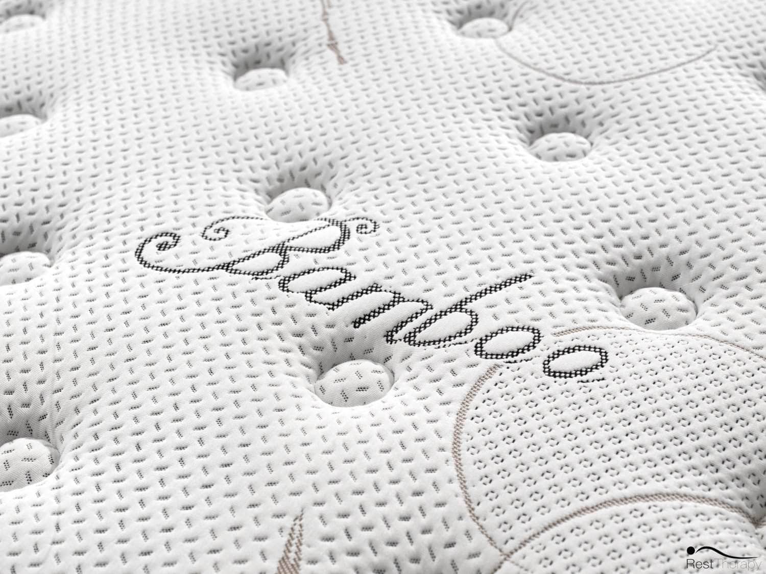 12 Inch Bliss Bamboo Hybrid Pocket Coil Mattress with Cool Gel Memory Foam - Available in 3 Sizes - Shopthatapp.ca