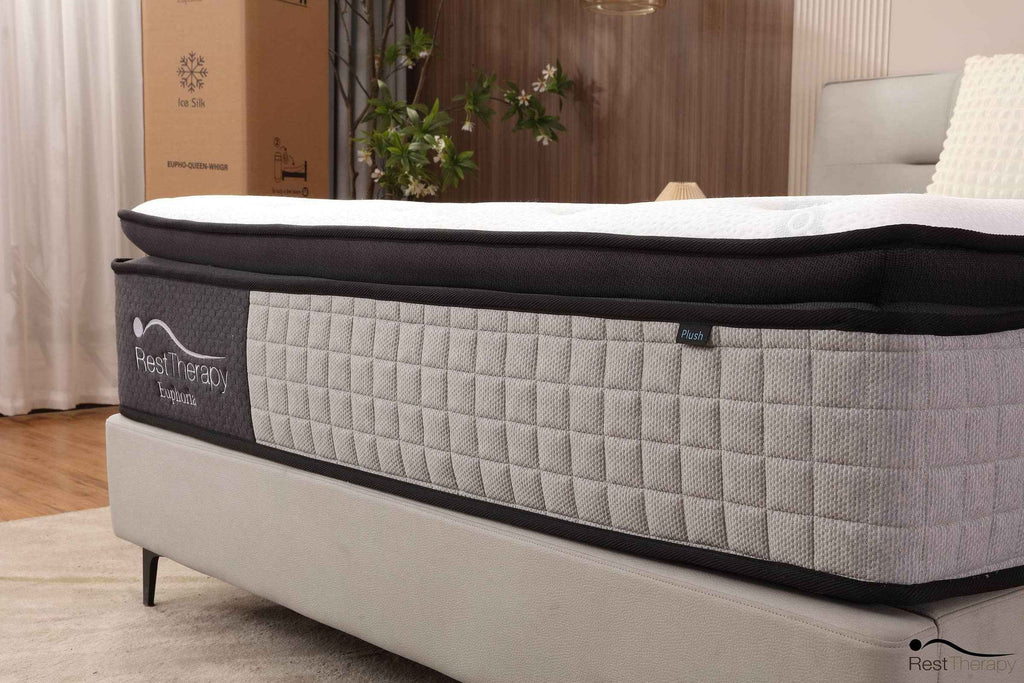 14" Euphoria Cooling Pillow Top Plush Hybrid Mattress – Gel Memory Foam & Pocket Coils