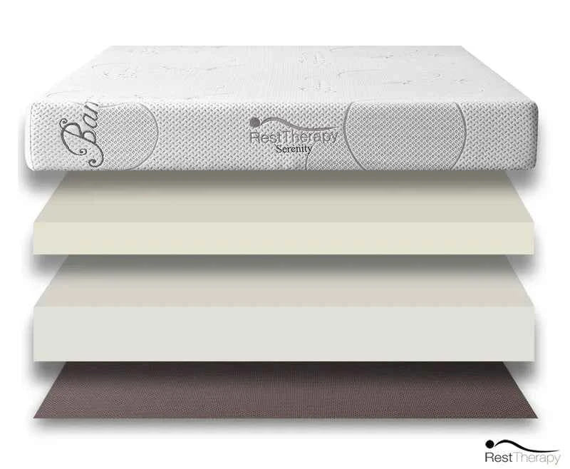 8 Inch Serenity Bamboo Memory Foam Mattress