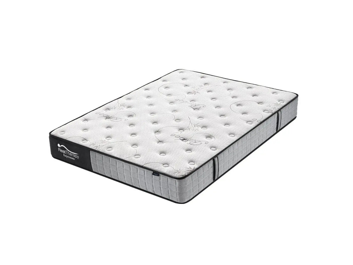 10-inch bamboo hybrid pocket coil mattress by SLOTH Nation, twin size with supportive and comfortable bedding for restful sleep.