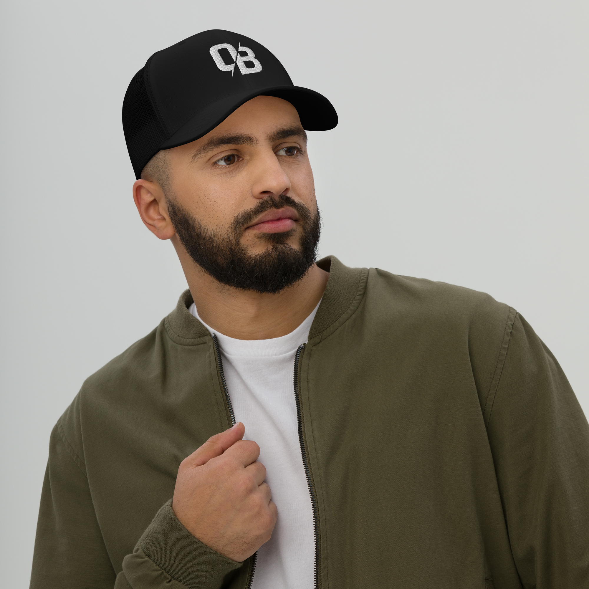 Black - Trucker Snapback