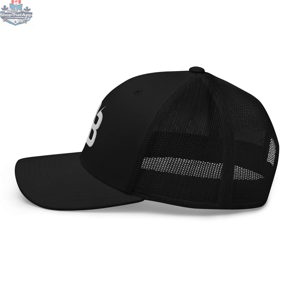 Black - Trucker Snapback - Shopthatapp.ca
