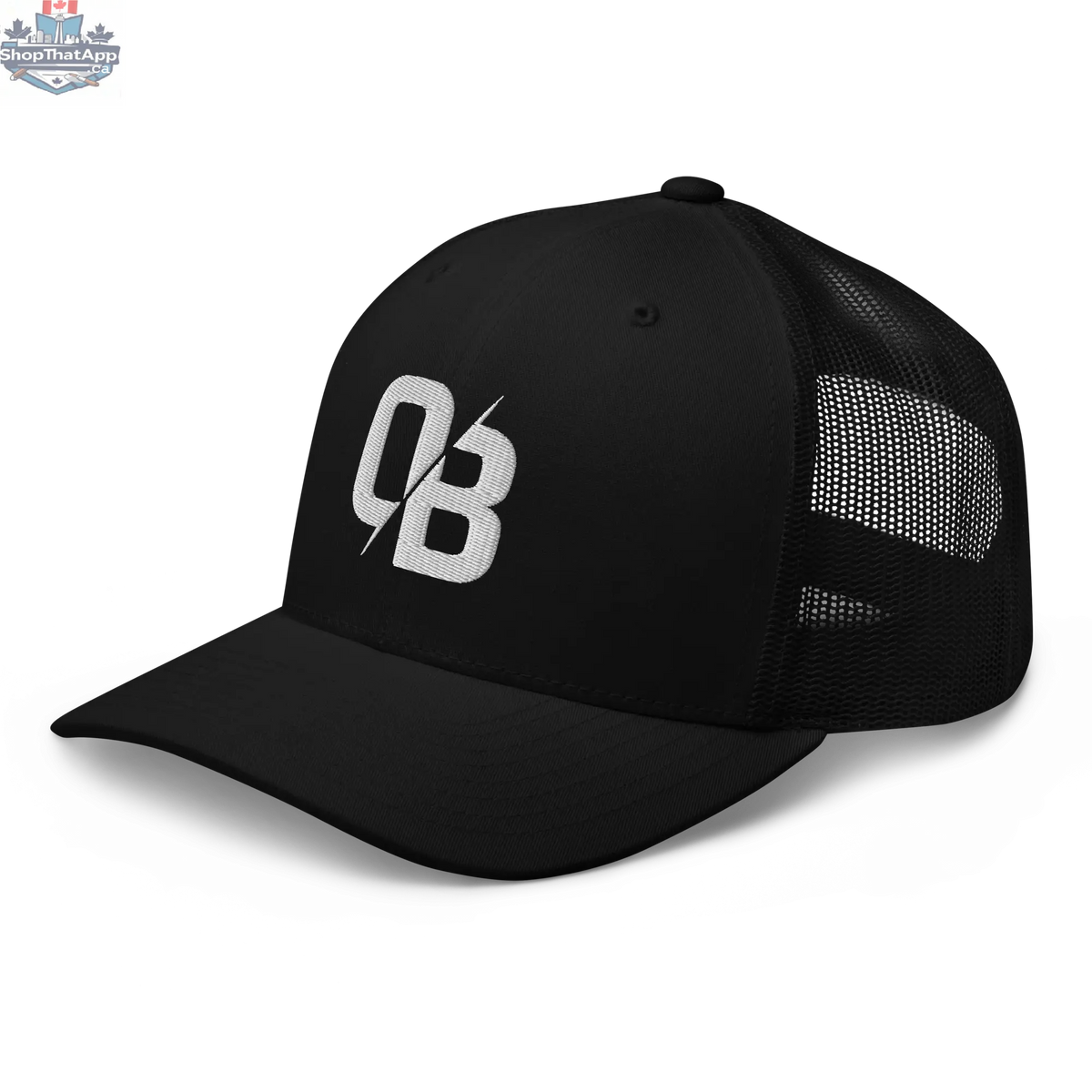 Black - Trucker Snapback - Shopthatapp.ca