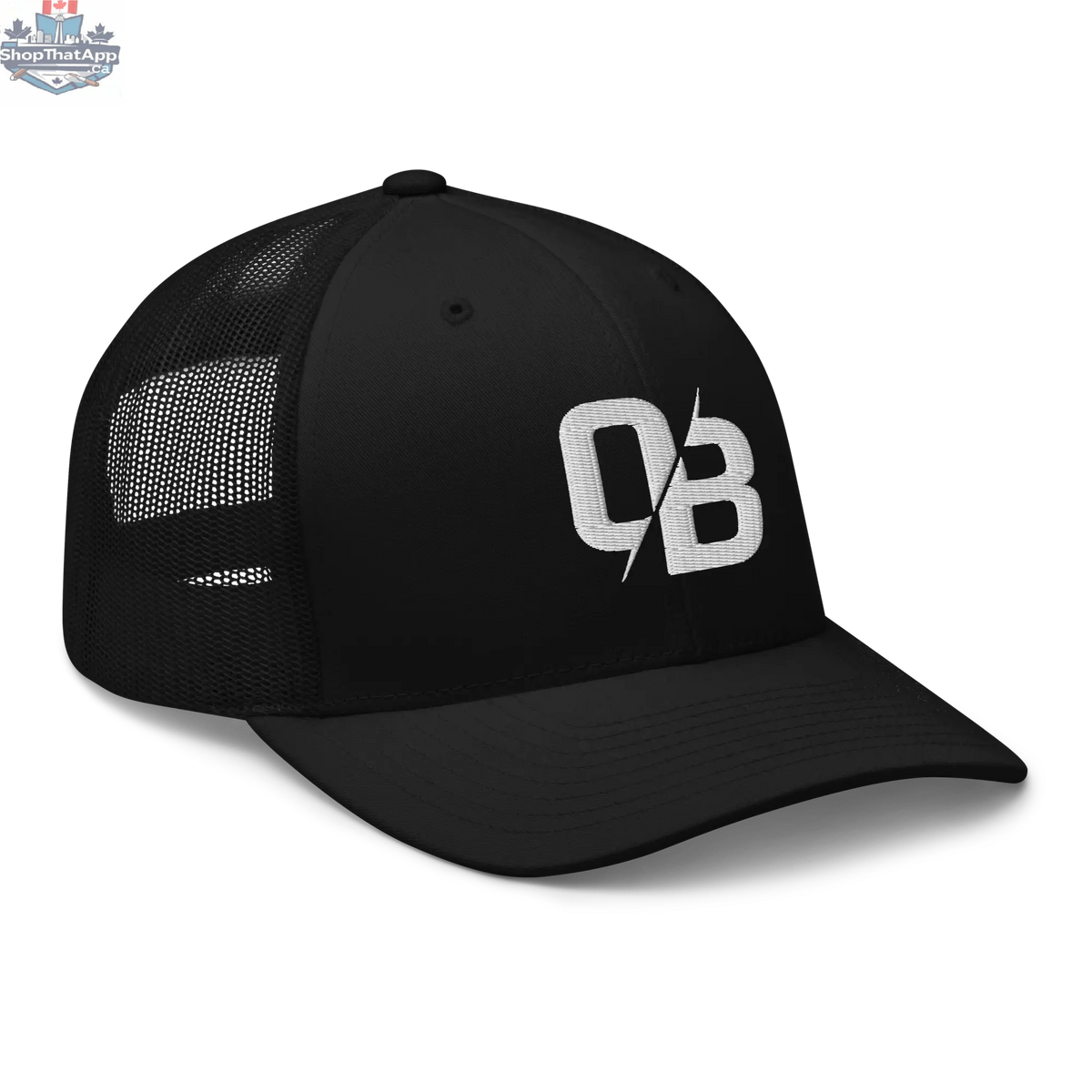 Black - Trucker Snapback - Shopthatapp.ca